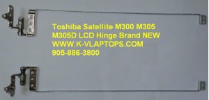 Toshiba Satellite M300 M305 M305D LCD Hinge NEW