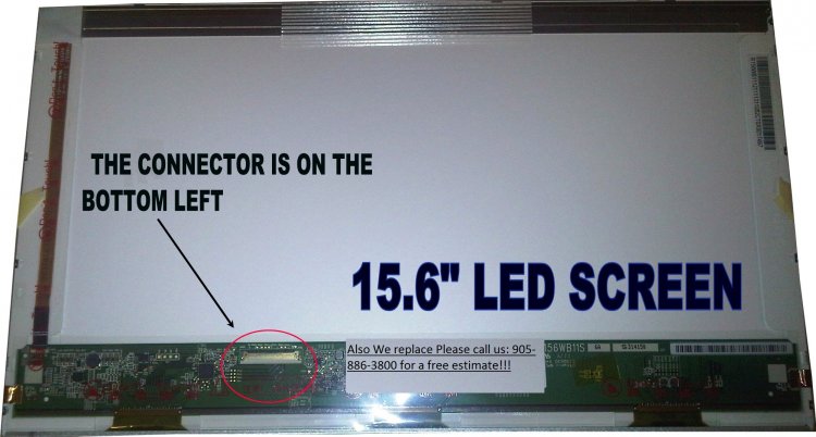 Toshiba SATELLITE C650D 15.6" LED Screen - Click Image to Close