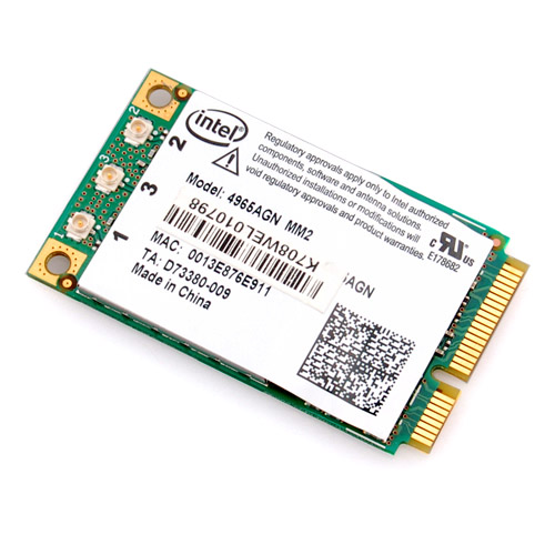 Intel 4965AGN Internal MiniPCI-E WiFi Card - Click Image to Close